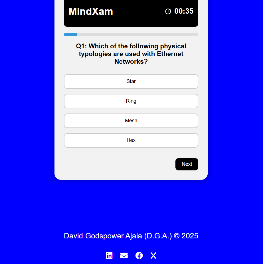Quiz Interface